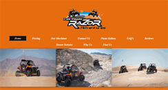 Desktop Screenshot of lasvegasrazoradventures.com